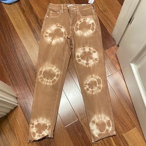 pacsun tie dye mom jeans
